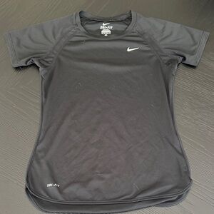 Nike Black Women's Dri-FIT Short Sleeve Athletic Tee